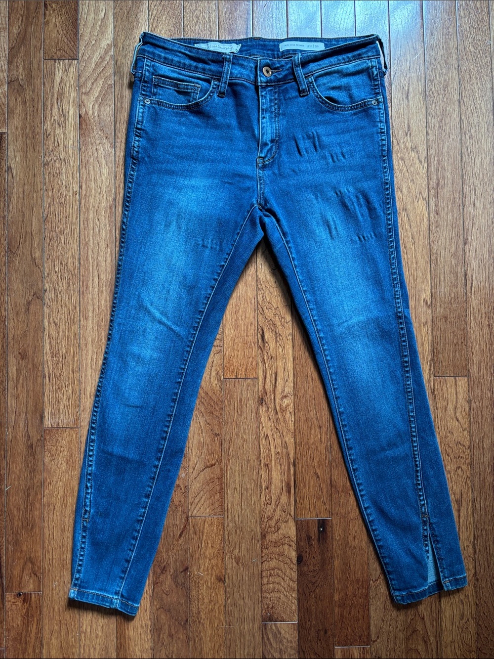 Pilcro by Anthropology Women's Dark Blue Skinny Jeans size 30